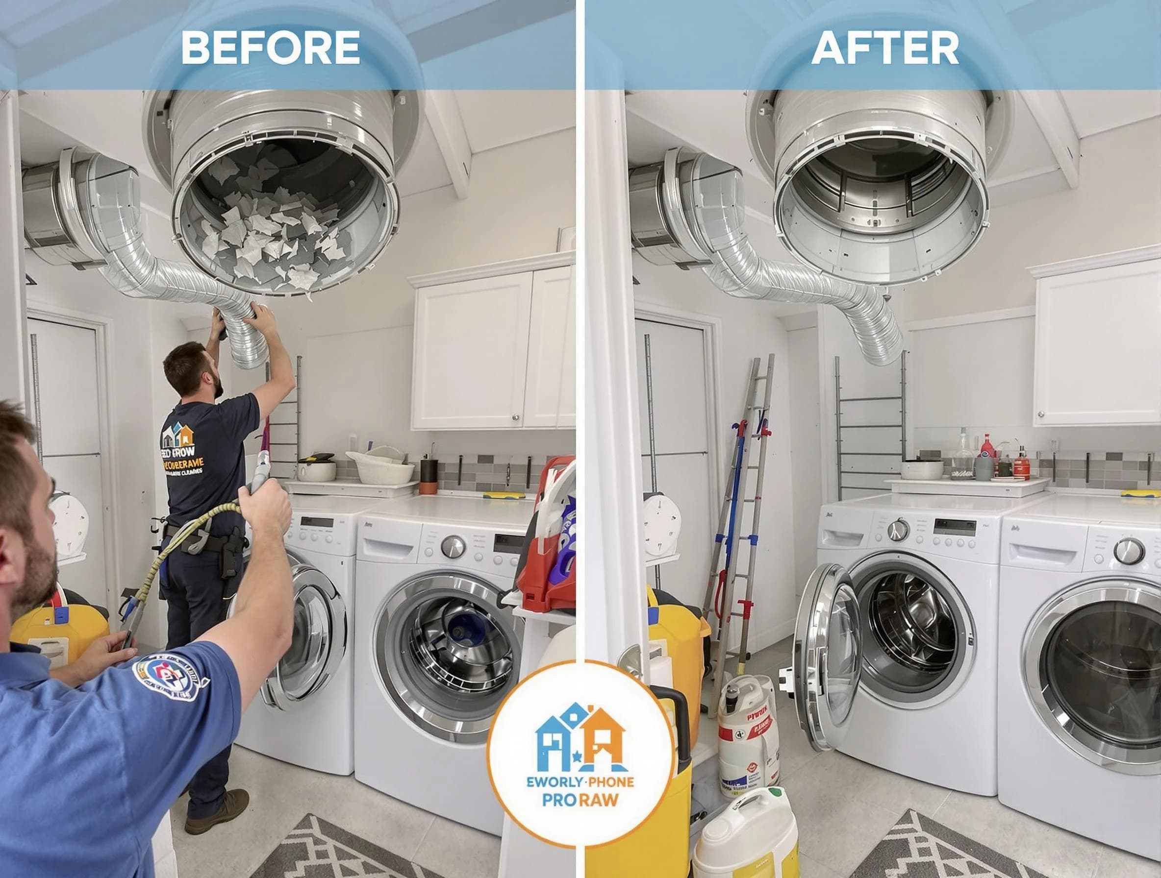 Residential dryer vent cleaning by Woodstock Dryer Vent Cleaning in Woodstock