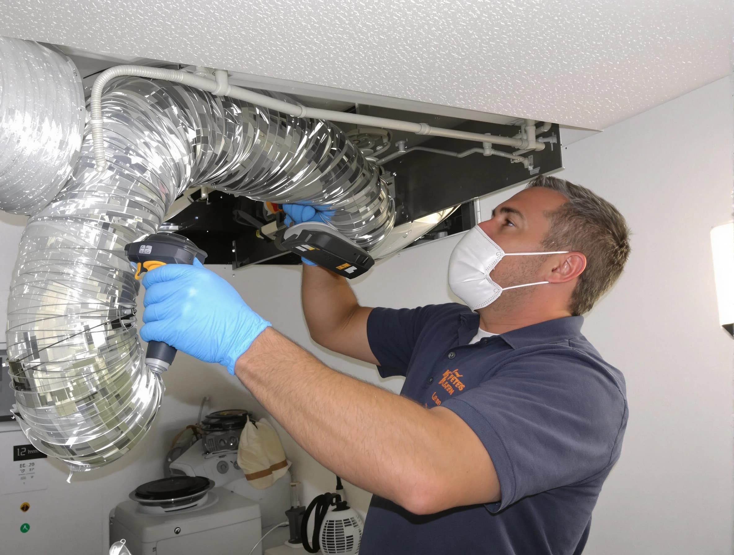 Woodstock Dryer Vent Cleaning professional performing thorough residential dryer vent cleaning in Woodstock