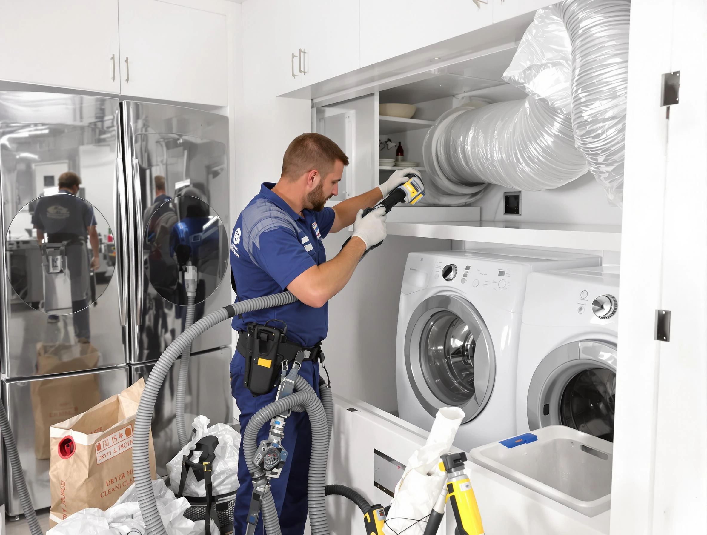 Professional duct cleaning by Woodstock Dryer Vent Cleaning in Woodstock