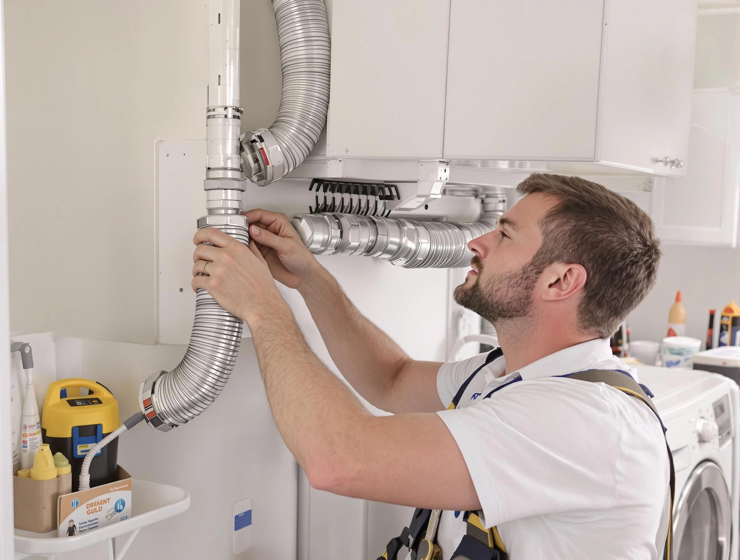 Professional dryer vent repair and installation by Woodstock Dryer Vent Cleaning in Woodstock
