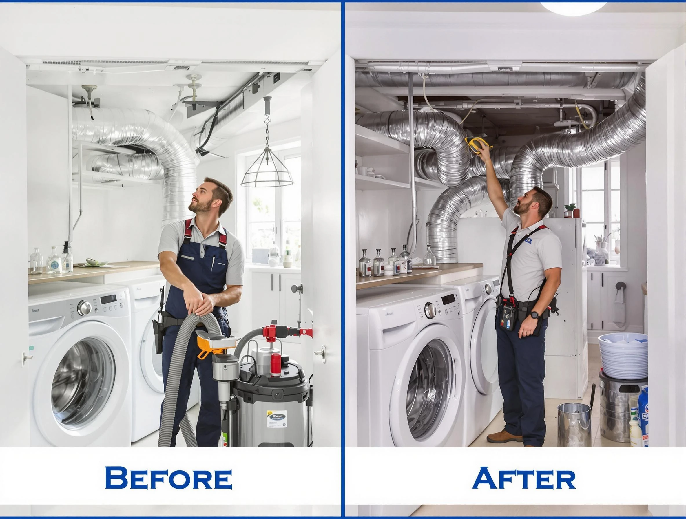Expert gas dryer vent cleaning by Woodstock Dryer Vent Cleaning in Woodstock